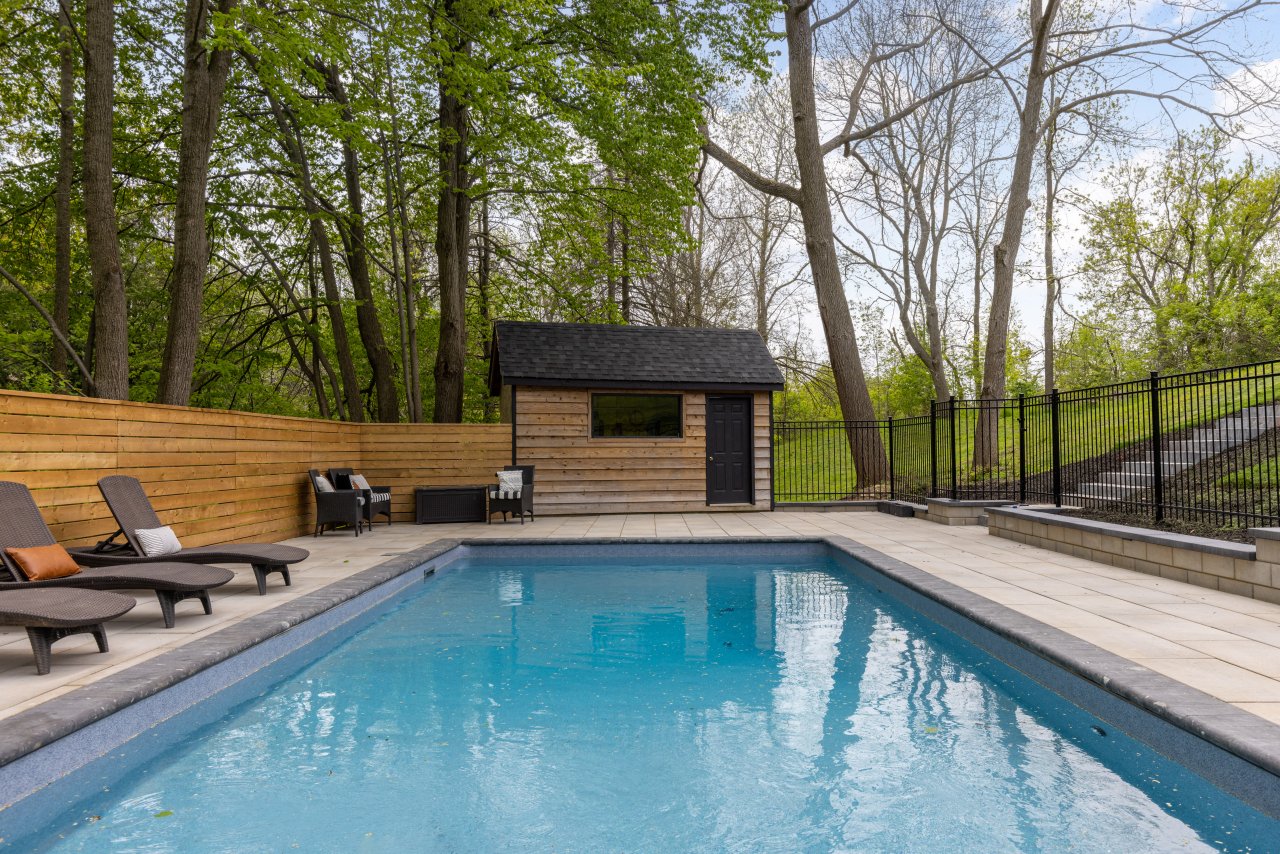 Pool shed