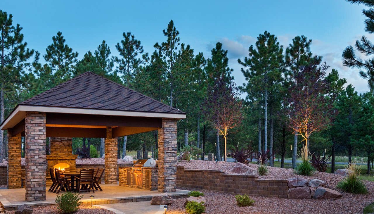 Backyard kitchen