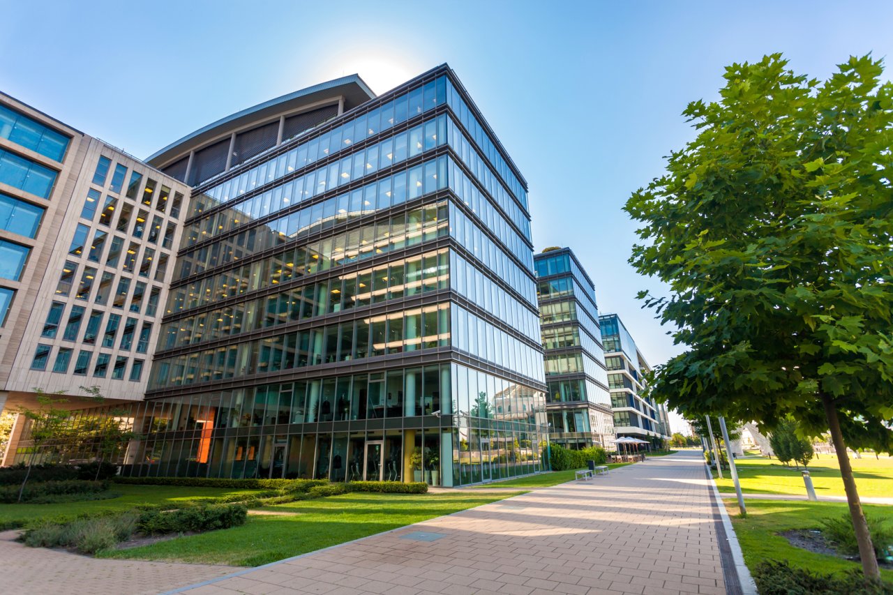 Commercial landscape