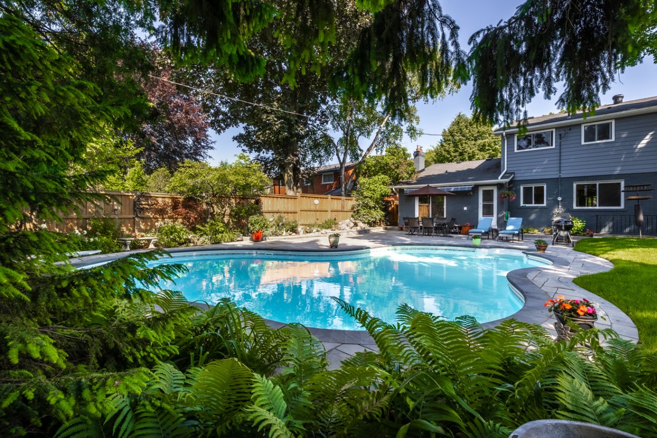 Backyard pool