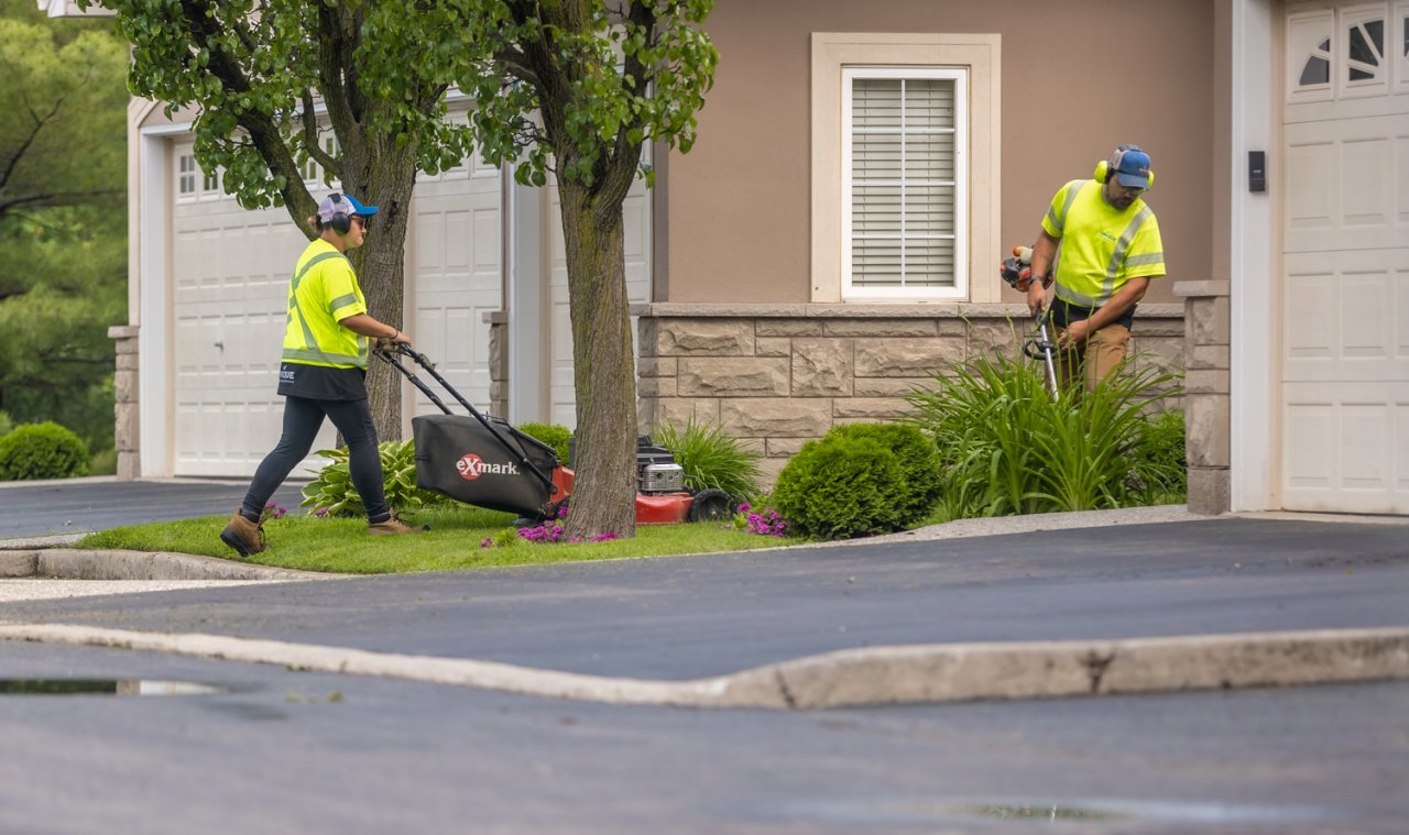 Crew at work